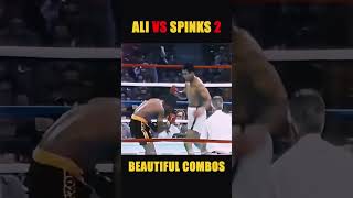 Ali🆚Spinks 2Beautiful Combos His Final Victory🔥🔥edit boxing muhammadali [upl. by Annerahs379]