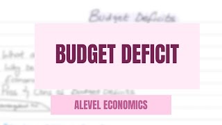 Budget Deficit Explained [upl. by Debee]