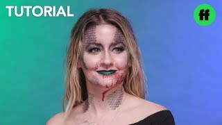 31 Nights of Halloween  Siren Inspired Makeup Tutorial  Freeform [upl. by Airun]