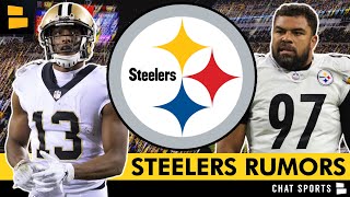 Pittsburgh Steelers News — PIT Showing Interest In WR Michael Thomas  Will Cam Heyward Hold Out [upl. by Howard]