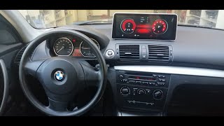 BMW E87 1 Series 123 inch Android screen and backup camera installed [upl. by Rusty]