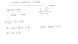 Statistics 05 Linear statistical models in matrix form [upl. by Eahsed]