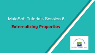 Mule 4  Mulesoft Tutorials Session  6  Externalizing properties for different Environments [upl. by Lathrop672]