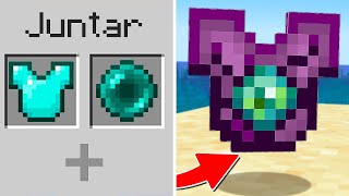 Posso JUNTAR Qualquer ITEM no Minecraft [upl. by Llerdnam282]