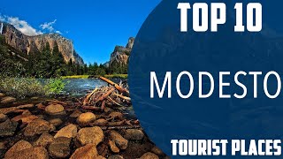 Top 10 Best Tourist Places to Visit in Modesto California  USA  English [upl. by Nellek741]