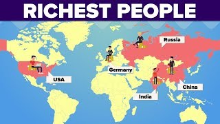 Richest People In Different Countries [upl. by Ttenneb777]