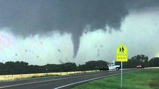 Canton Lake Ok longdale tornado 52411 EF3 Blaine County wedge [upl. by Loralyn]