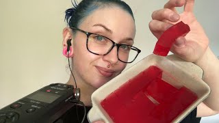 ASMR Super Squelchy Jelly Eating Sounds [upl. by Lananna]