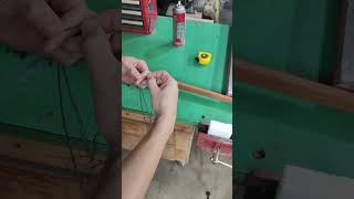 Making My First Bowstring homemade torsion bowyer easy [upl. by Donald689]