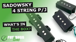 Sadowsky 4 String PJ Bass Pickup Set What’s In The Box A CloseUp Look [upl. by Oisacin797]