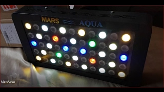 MarsAqua Dimmable 165W LED Aquarium Light [upl. by Oilime610]