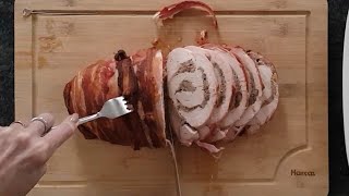 How to stuff and roll turkey breast fillet [upl. by Fauch]