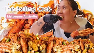 The Boiling Crab in Melbourne Australia  Seafoods Mukbang [upl. by Anua]