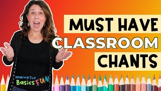 10 Classroom Songs amp Chants For Fast and Fun Classroom Transitions and Routines [upl. by Pinette893]