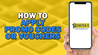 How To Apply Promo Codes Or Vouchers On Ticketek Quick Tutorial [upl. by Airat]