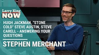 Hugh Jackman quotStone Coldquot Steve Austin amp Steve Carell  Stephen Merchant Answers Your Questions [upl. by Ahsema19]