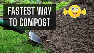 The Fastest Way To Compost  How To Compost Quickly shorts [upl. by Nnyltak]