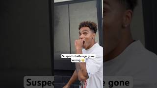 Suspect challenge gone wrong‼️🤣 comedyshorts skit funnyvideo [upl. by Faunie]