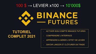 TUTO COMPLET TRADING BINANCE FUTURES  Comprendre les leviers lancer et clôturer un trade [upl. by Edlyn121]