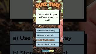 What to Do If Seeds Are Too Old hydroponicway hydroponics shorts quiz quiztime [upl. by Danyette]