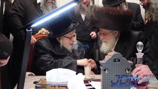 Toldos Aharon Rebbe Visits Rachmastrivka Rebbe of NY  Sivan 5781 [upl. by Haven]