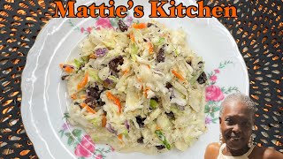 The Best Southern Coleslaw Recipe  Matties Kitchen [upl. by Ecerahc594]