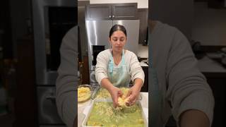 Creamy Poblano Chicken Enchiladas asmr enchiladas cooking cookwithme budgetfriendly shorts [upl. by Holland]