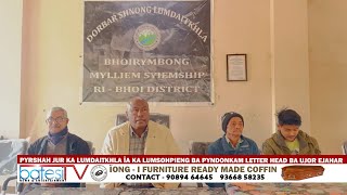 PYRSHAH JUR KA LUMDAITKHLA ÏA KA LUMSOHPIENG BA PYNDONKAM LETTER HEAD BA UJOR EJAHAR [upl. by Naujek]