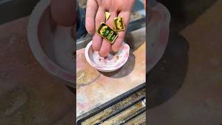 From Molten Metal to Marvels Crafting Gold Bangles amp Rings shortvideo shorts trending viral [upl. by Boonie830]