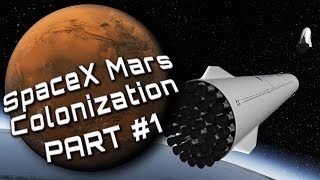 Mars Colonization E01  First launch of the Interplanetary Transport System SpaceX ITS in KSP [upl. by Nevar]