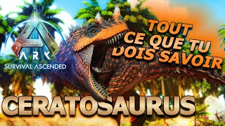 Le nouveau Ceratosaurus dino utile ou oubliable  Tam Capacité Spawn Commande Tuto [upl. by Nnoryt]