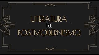 Literatura del Postmodernismo  4to de secundaria  Literatura [upl. by Zetniuq267]