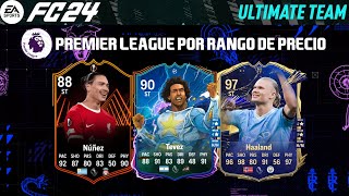 ⭐MEJORES JUGADORES PREMIER LEAGUE⭐ POR RANGO DE PRECIO EA FC FIFA 24 [upl. by Naujahs]