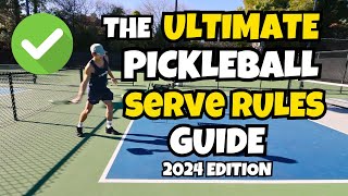 Pickleball Serving Rules 2024  Everything You Need to Know [upl. by Yortal165]