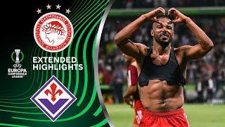 Olympiacos vs Fiorentina Extended Highlights  UECL Final  CBS Sports Golazo [upl. by Nomled309]