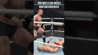 Pro Wrestling Moves 262 Bow Backbreaker [upl. by Laureen]