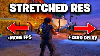 How To Get STRETCHED RESOLUTION in Fortnite CHAPTER 5 Best Stretched Resolution [upl. by Enilreug]