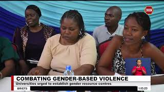 Universities are urged to establish gender resource centres to address gender based violence [upl. by Letsirk]