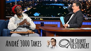 André 3000 Takes The Colbert Questionert [upl. by Eremihc]