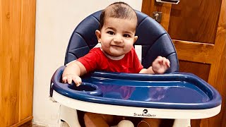 Baby high chair  STAR AND DAISY Folding Baby High Chair  khadeejanizar [upl. by Nois]