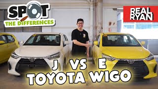 TOYOTA WIGO J VS WIGO E COMPARISON PHILIPPINES [upl. by Crichton]