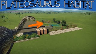 PLATEOSAURUS HABITAT  Prehistoric Kingdom  PrehistoricPC [upl. by Gadmon]