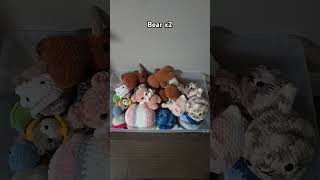 Everything I crocheted in a week crochet amigurumi cute cutecrochet handmade plushie [upl. by Edi]