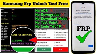 All SAMSUNG QualcommExynos FRP TOOL 2024Samsung Frp Android121314 Frp Bypass One ClickGsm Devil [upl. by Yzzo862]