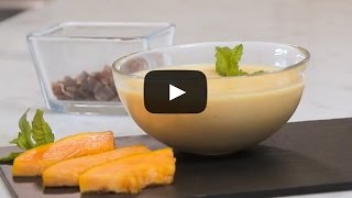 Gazpacho de papaya con yogur y menta  Receta Alimenta Sonrisas [upl. by Danforth]