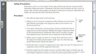 Determination of the molar Volume of a Gas at STP [upl. by Eisej802]