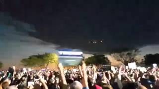 Donald Trumps flies over Florida rally site in helicopter [upl. by Phyl]