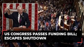 US Congress passes stopgap funding bill to avert government shutdown [upl. by Merc]