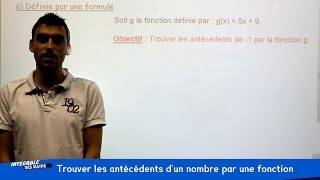 Trouver les antécédents dun nombre par une fonction [upl. by Klotz307]