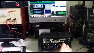 panadapter yaesu FT450D [upl. by Pigeon]